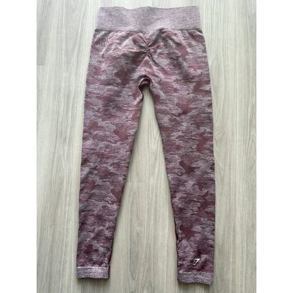 Gymshark Seamless Butt Scrunch Camo Leggings size Large - Picture 2 of 3